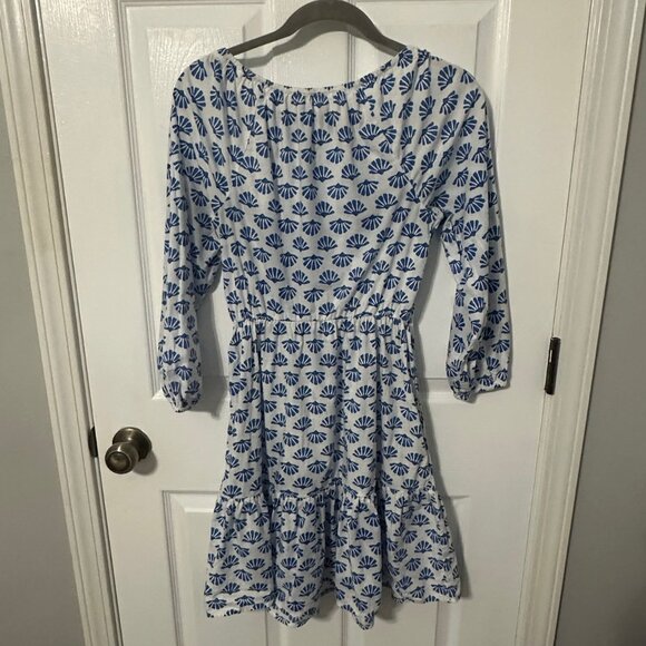 J. Crew Shell Print Summer Dress, Coastal Chic, Beachy Dress - Picture 2 of 7